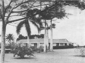 THE RESIDENCE of ComNavMarianas, RADM John S. Coye, Jr. before typhoon