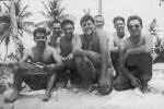 VW-1 crew at Tumon Beach Guam Feb. 1953