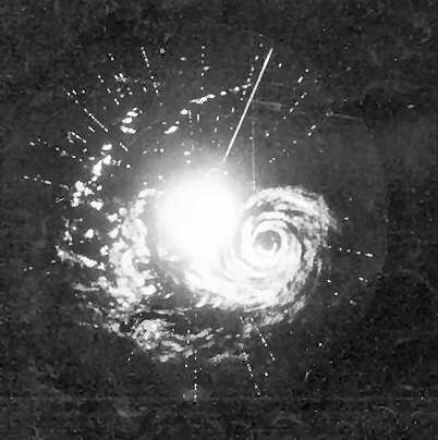 Radar picture of typhoon