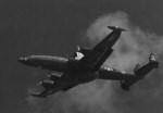 circa, 1961. TE-8 making low pass over NAS Agana