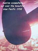 1958 Sunrise somewhere over the beautiful South Pacific