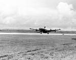 TE-3 at take off on Guam