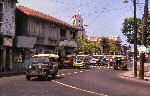 Street scene on main thorough fare of Cavite City in the Philippine Islands