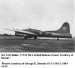 TE-3 PB-1W. circa 1952. George E. Stewart